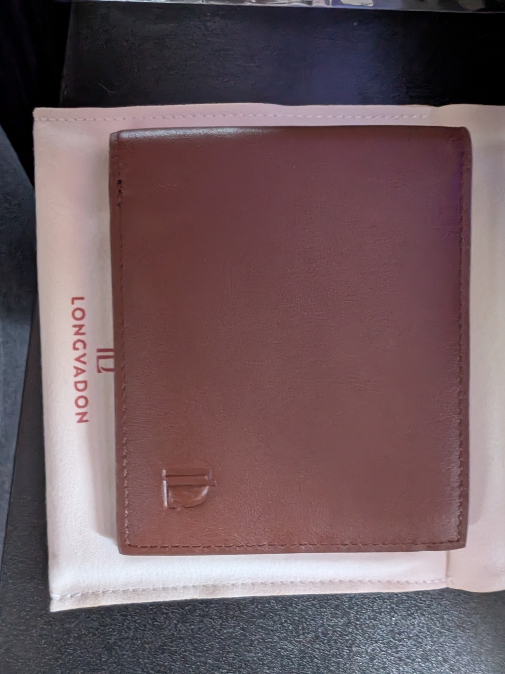 Brown Leather Bi-Fold Wallet